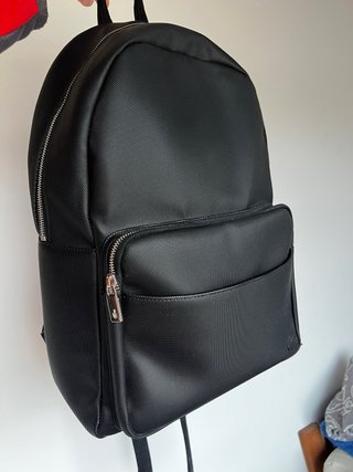 Mochila Lacoste Negra Original NH4430HC