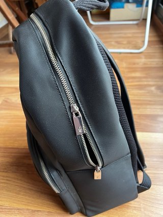 Mochila Lacoste Negra Original NH4430HC