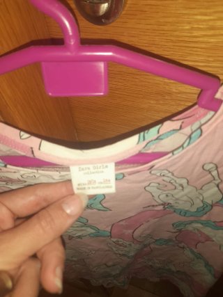 Camiseta infantil unicornios rosa