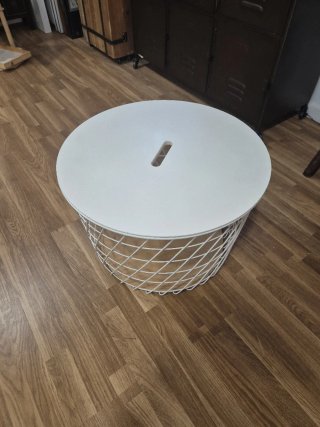 Mesa redonda blanca Ikea