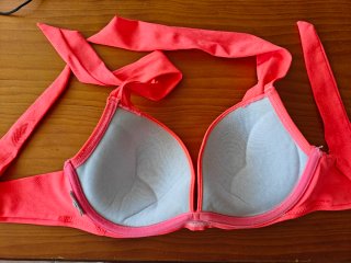 Bikini coral y multicolor