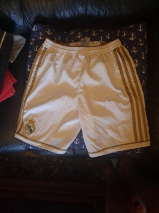 Pantalón Corto Real Madrid Adidas Blanco