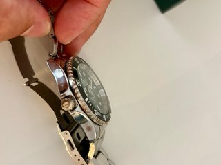 Reloj Submariner Negro/Plateado