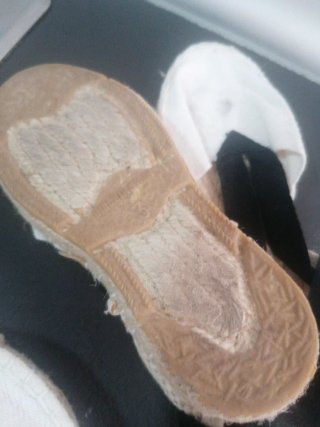 Zapatillas Espadrilles con Lazos Beige/Blanco