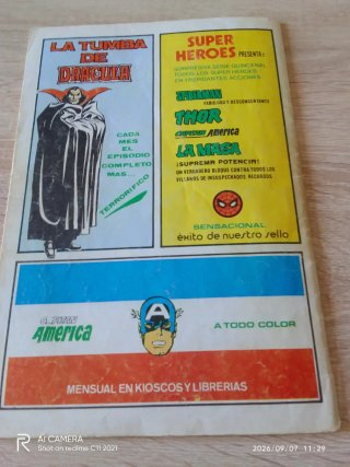 2 Cómics Capitán América antiguos ,Mundi Comics