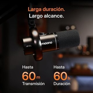 Micrófono dinámico MAONO PD200W XLR Wireless NUEVO