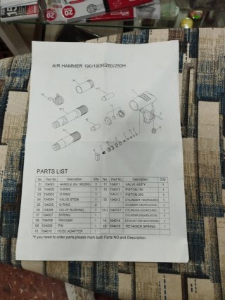 Pistola Neumática Martillo