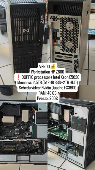 Workstation HP Z600 - PC Fisso