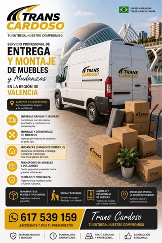 🇪🇸 MONTAJE DE MUEBLES, ENTREGAS Y MUDANZAS – VALENC