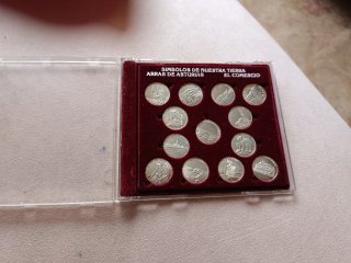 Lote 13  arras de plata Símbolos Asturias
