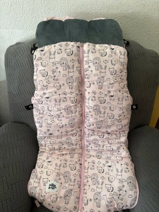 Saco Carro Bebé Animales Poco Uso