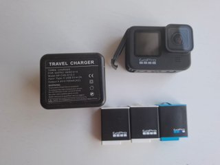 GoPro Hero 9 Black + 3 Batterie Originali