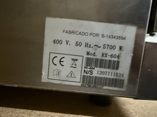 Horno Profesional FM RX 604