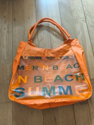 Bolso de playa naranja SUMMER