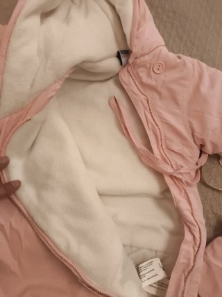 Buzo invierno bebé 3-6 meses rosa