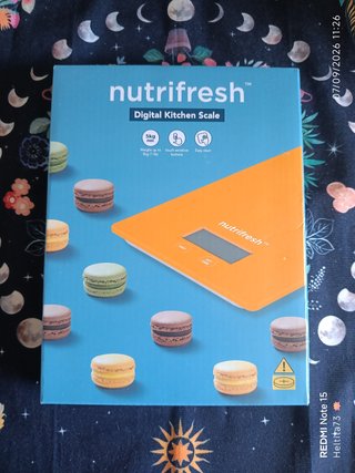 Báscula de cocina digital Nutrifresh