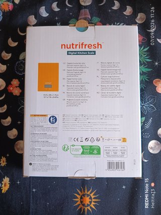 Báscula de cocina digital Nutrifresh