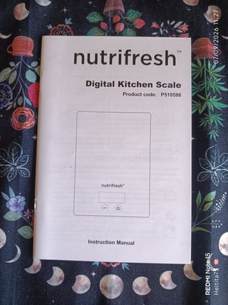 Báscula de cocina digital Nutrifresh