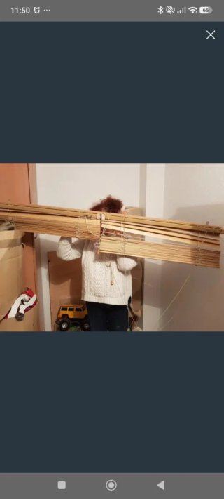 Estores de bambú y madera
