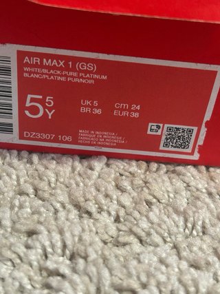Zapatillas Nike Air Max 1 originales sin estrenar