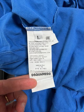 T-shirt Dsquared2 blu fucsia L