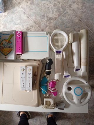 Consola Wii + Accesorios y Juegos