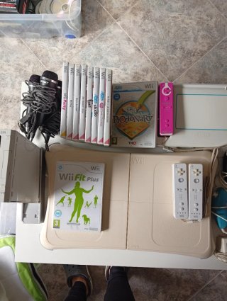 Consola Wii + Accesorios y Juegos