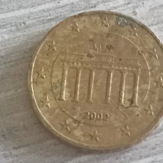 Moneda 20 céntimos Euro Alemania 2002