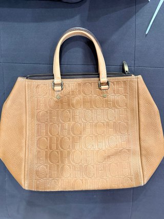 Bolso Carolina Herrera Piel Camello