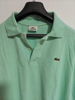 Polo Lacoste Verde menta Talla XXL