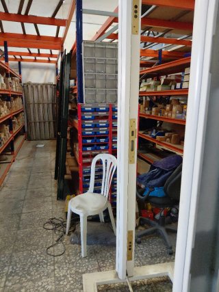 Puerta Seguridad Blanca Lacada