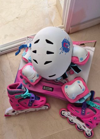 Patines en línea Olsson rosas talla ajustable