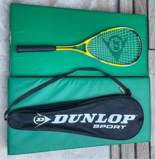 Raqueta Squash Dunlop con funda