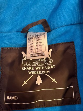Chaqueta niño Wedze T10 Montaña Esquí