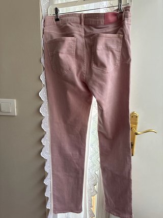 Pantalones vaqueros Mango rosas talla M