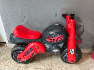 Lote de 3 Juguetes Grandes: Moto, Coche y Unicorni