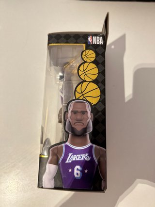 Figura Vinilo Lebron James Gold NBA