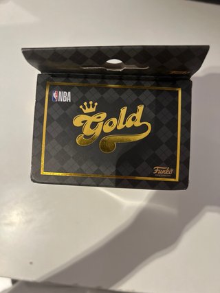 Figura Vinilo Lebron James Gold NBA