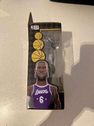 Figura Vinilo Lebron James Gold NBA