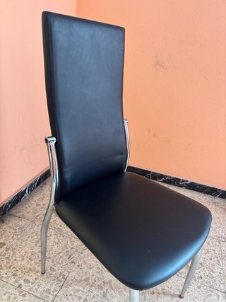 Sillas comedor acolchadas metal sintético