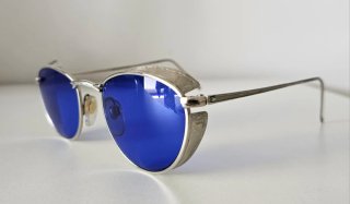 Gafas de sol vintage cristales azules.