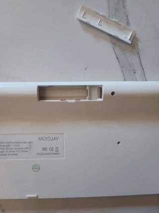 Tastiera e Mouse Wireless Moojay KM50 Argento ITA