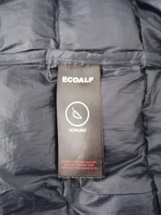 Anorak Ecoalf Plumas Ultraligero Azul T.16