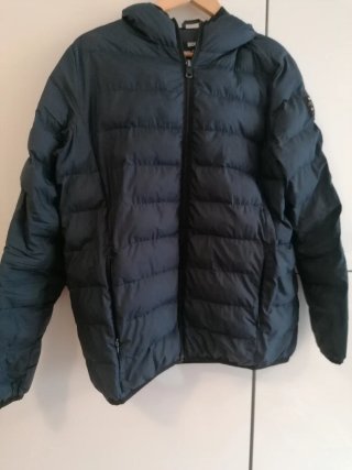 Anorak Ecoalf Plumas Ultraligero Azul T.16
