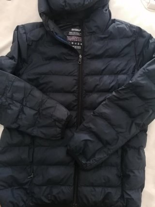 Anorak Ecoalf Plumas Ultraligero Azul T.16