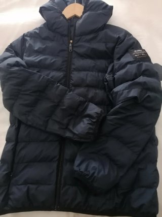 Anorak Ecoalf Plumas Ultraligero Azul T.16