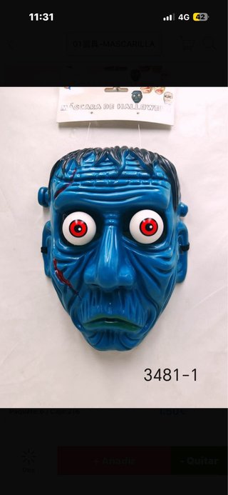 Máscara Halloween Grito - Todo tipi