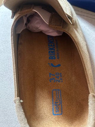 Birkenstock 37 Mocasines Beige