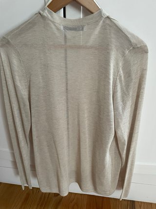 Chaqueta punto Zara beige Talla L