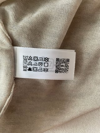 Chaqueta punto Zara beige Talla L